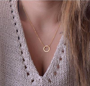 Korean Jewelry Multi-Layer Chain Head Pendant Necklace