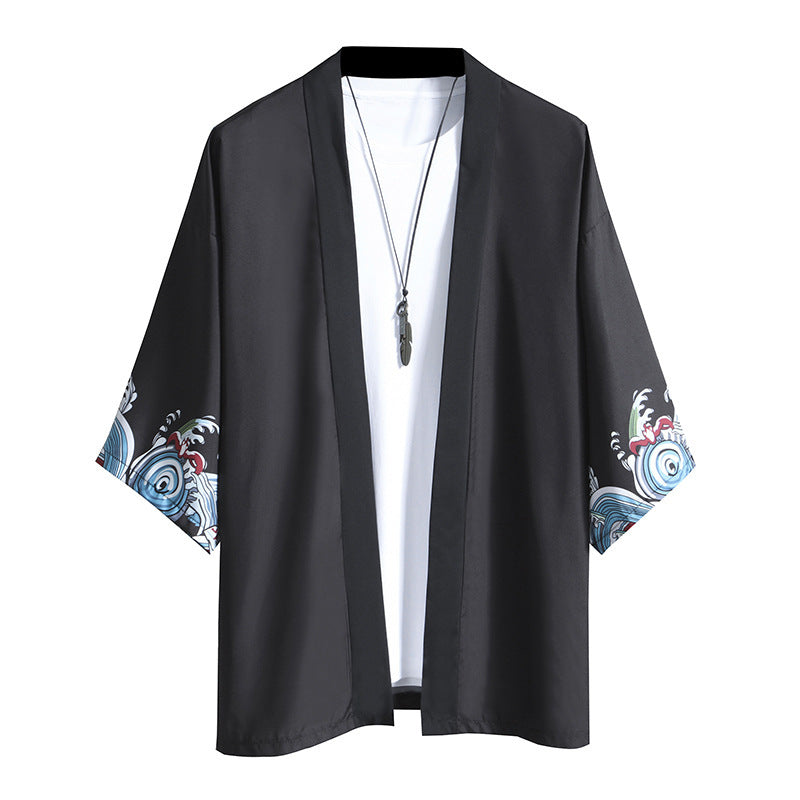 Printed Casual Sleeve Loose Top