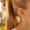 Leaf Tassel Ear Clip