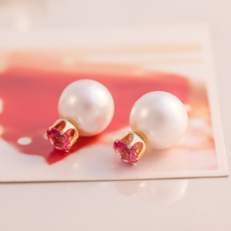 Korean Fashion Pearl Stud Earrings