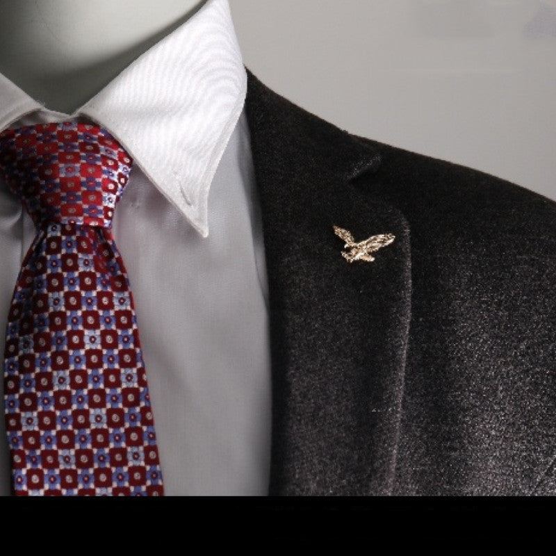 Formal Wear With Accessories Suit Small Eagle Metal Accessory Brooch